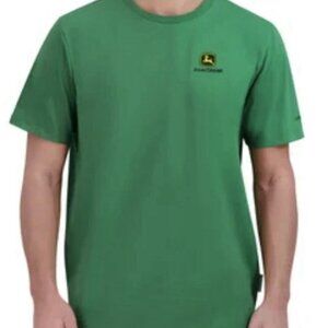 John Deere Men’s Size XL JD Green Logo Short Sleeve Tee T-Shirt NWT